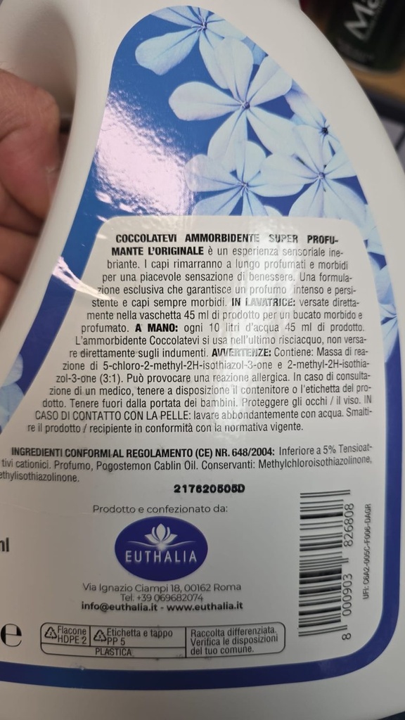 Coccolatevi L’Originale – Rückseite 1