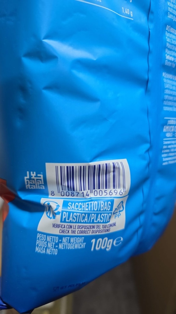 Amica Chips Pomodorini – Rückseite 3