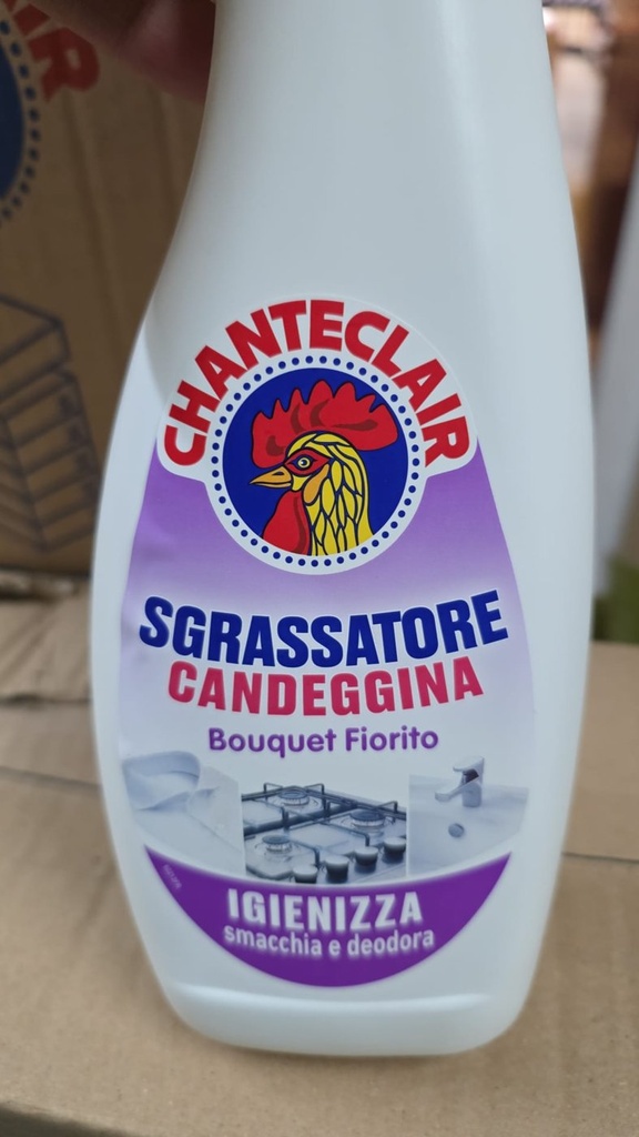 Chanteclair Sgrassatore Candeggina – Rückseite
