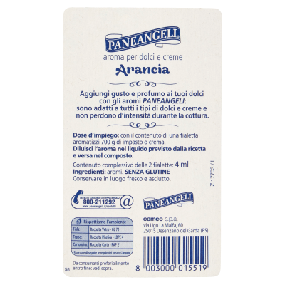 Aroma Arancia – Rückseite