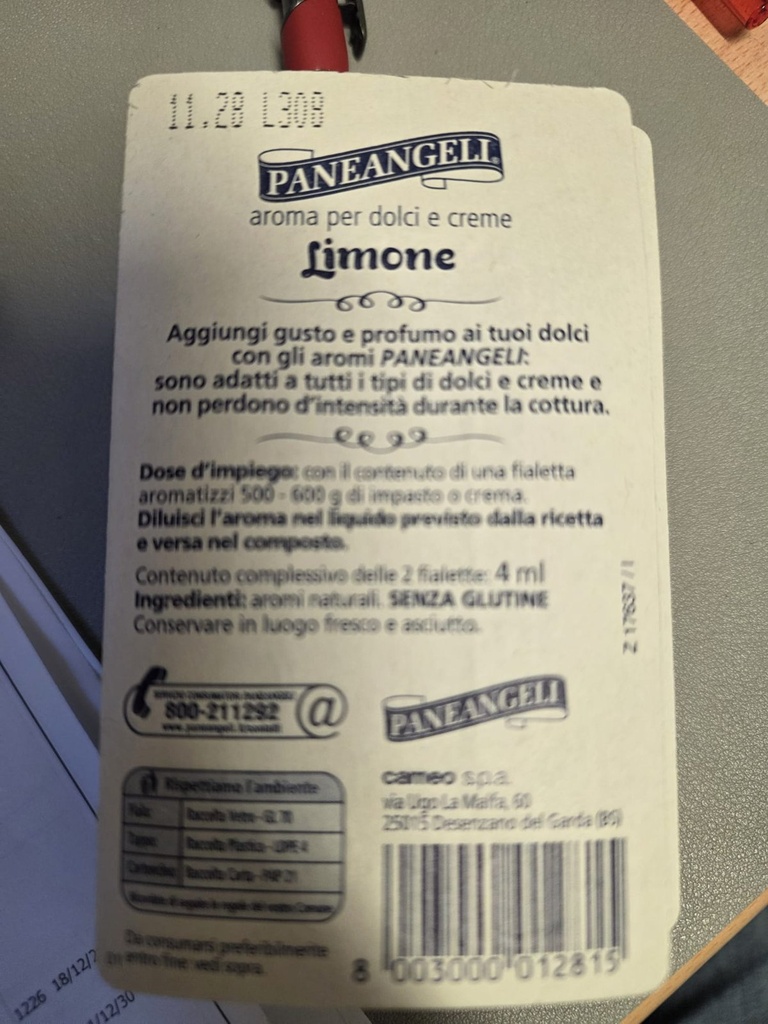 Aroma Limone – Rückseite