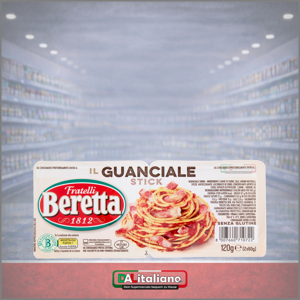 Guanciale - Stick - Beretta - 2x60g