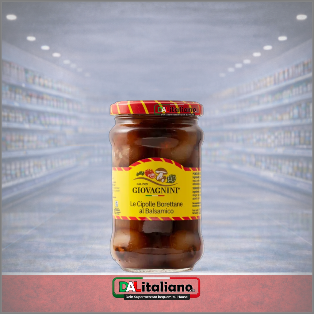 Cipolle Borrettane - all`aceto Balsamico - Giovagnini -  290g
