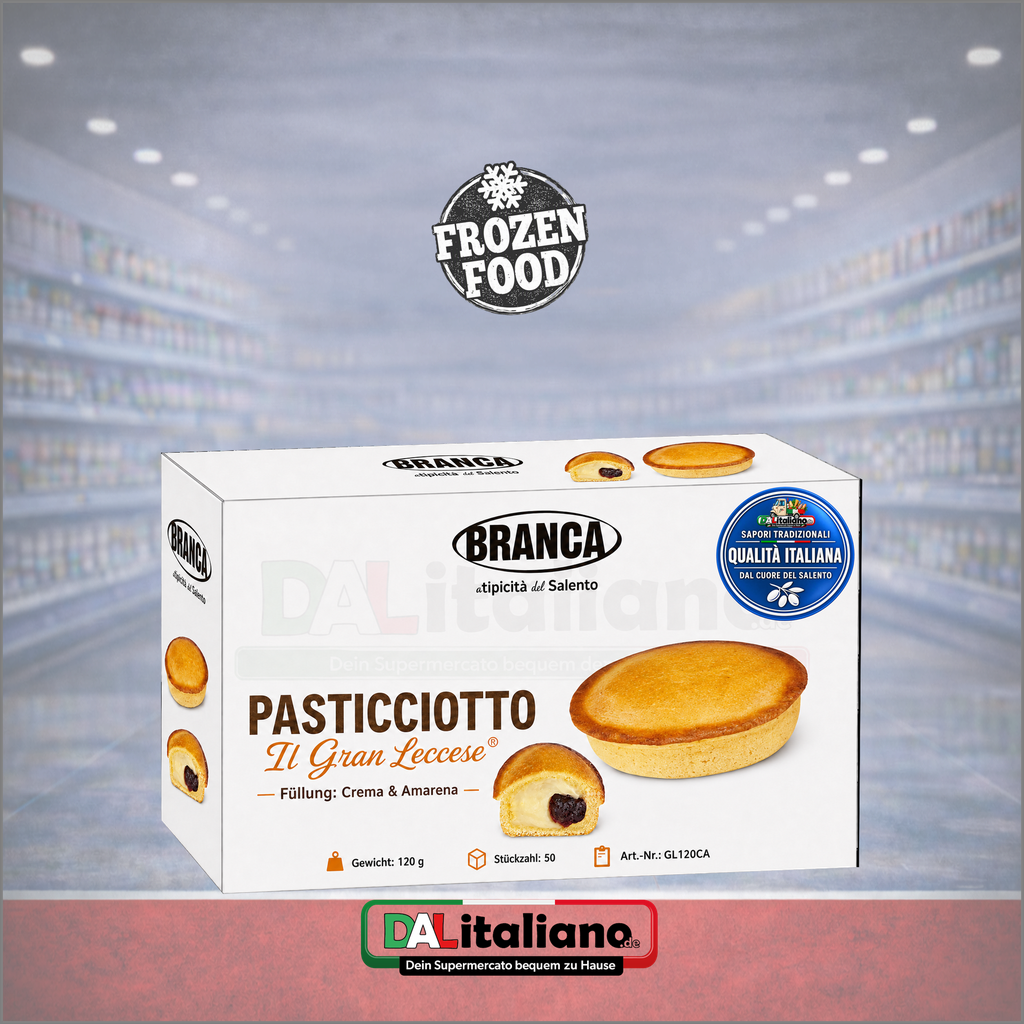 Pasticciotto - Crema & Amarena - Branca Gel - 50Stk.