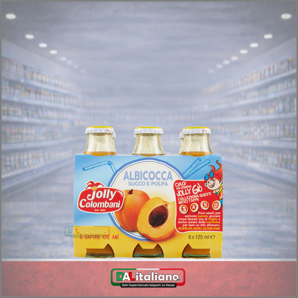 [JOL-001] Succo di Frutta - Albicocca - Jolly - 6x125ml