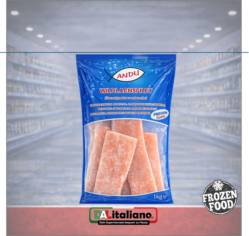 Wildlachs Filet - 130/170g - Anduronda - 1 Kg