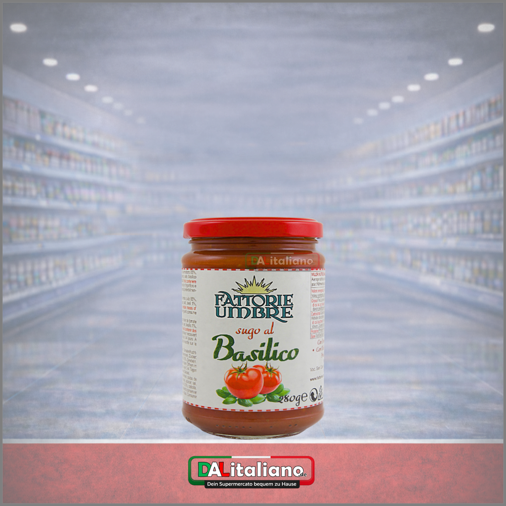 [FAT-002] Sugo Pronto - al Basilico - Fattorie Umbre - 280g