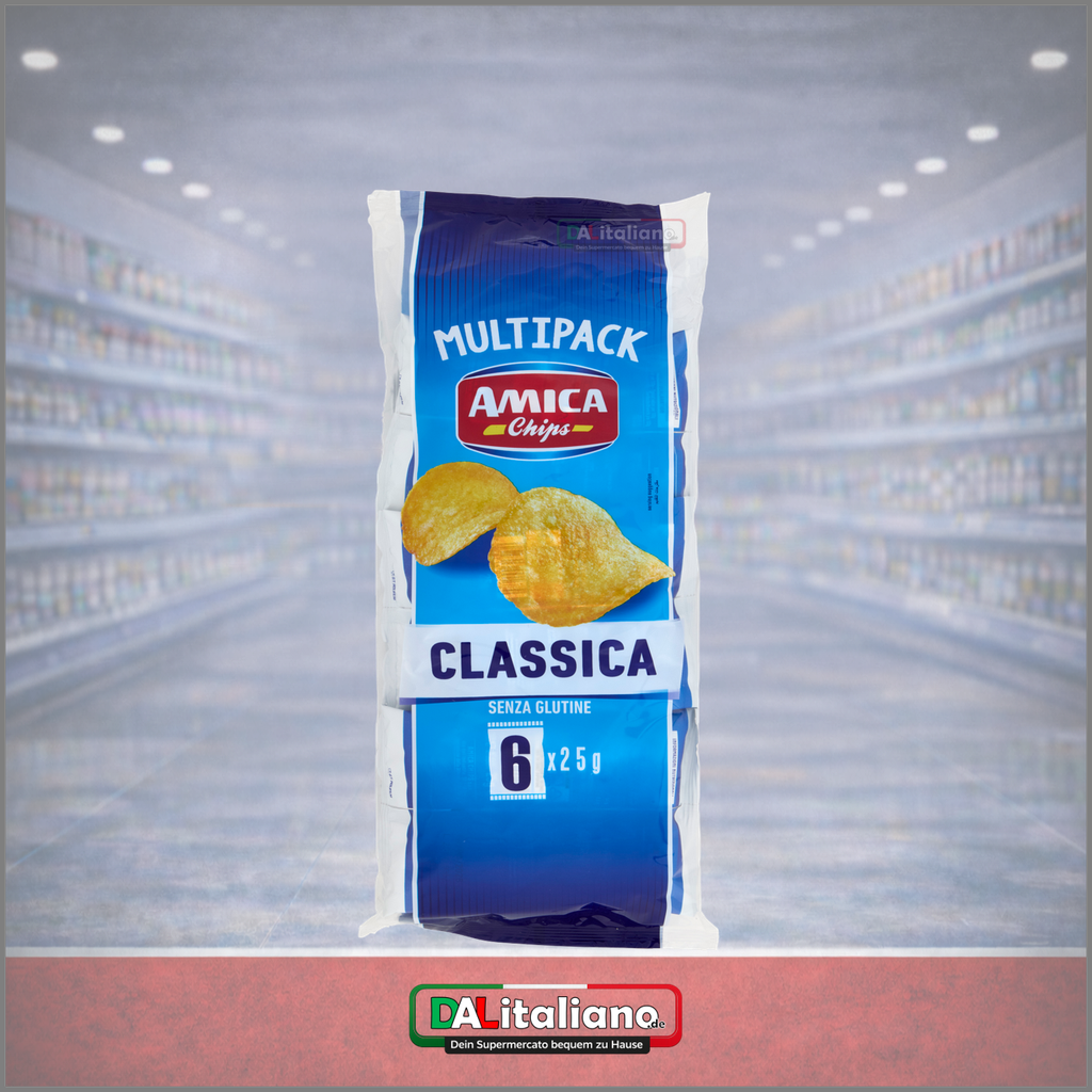 [AMI-001] Kartoffelchips - Classico - Amica - 6x25g