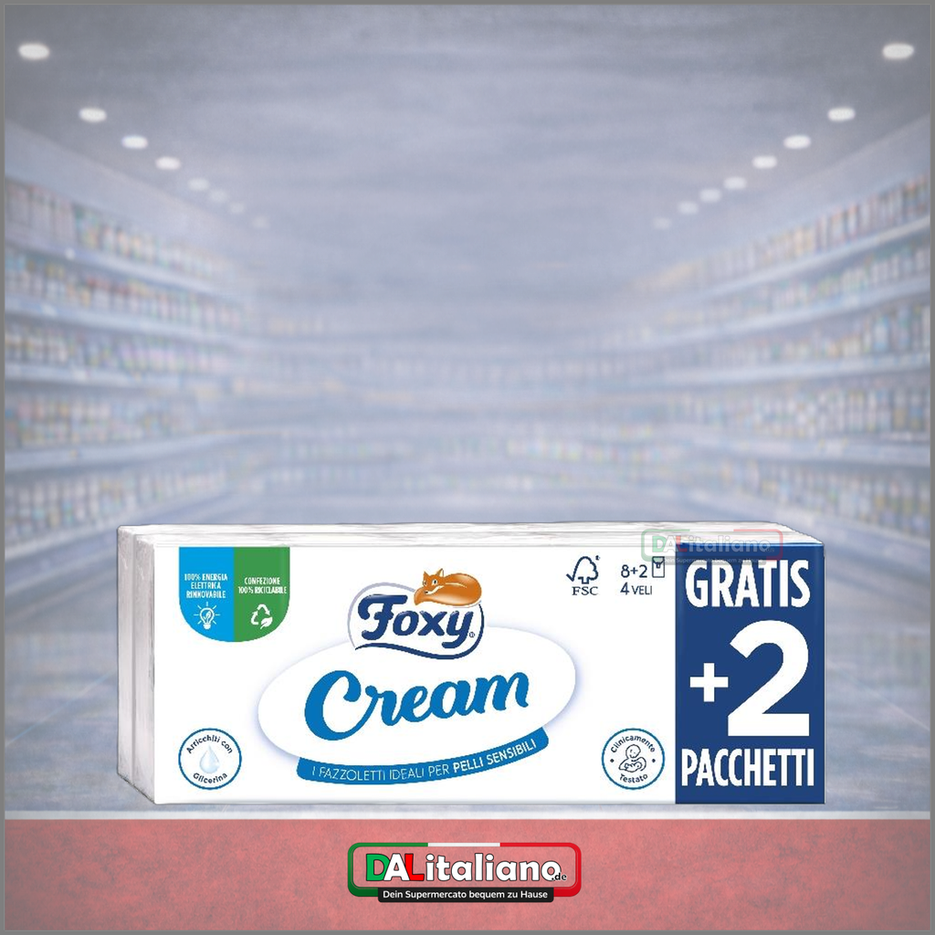 Taschentuecher - Cream - Foxy - 10 Pezzi