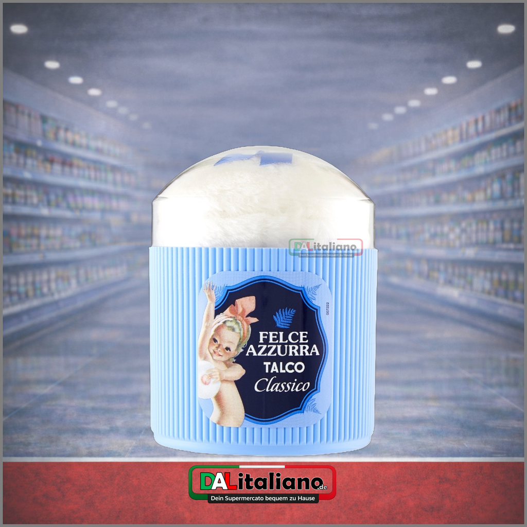 Koerperpuder + Puderpuff - Classico - Felce Azzurra - 250g