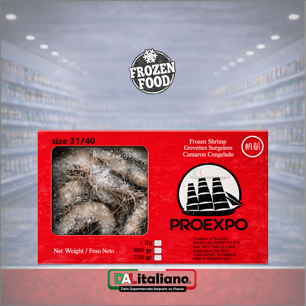 Gambas - mKuS 31/40 - Proexpo - 1Kg