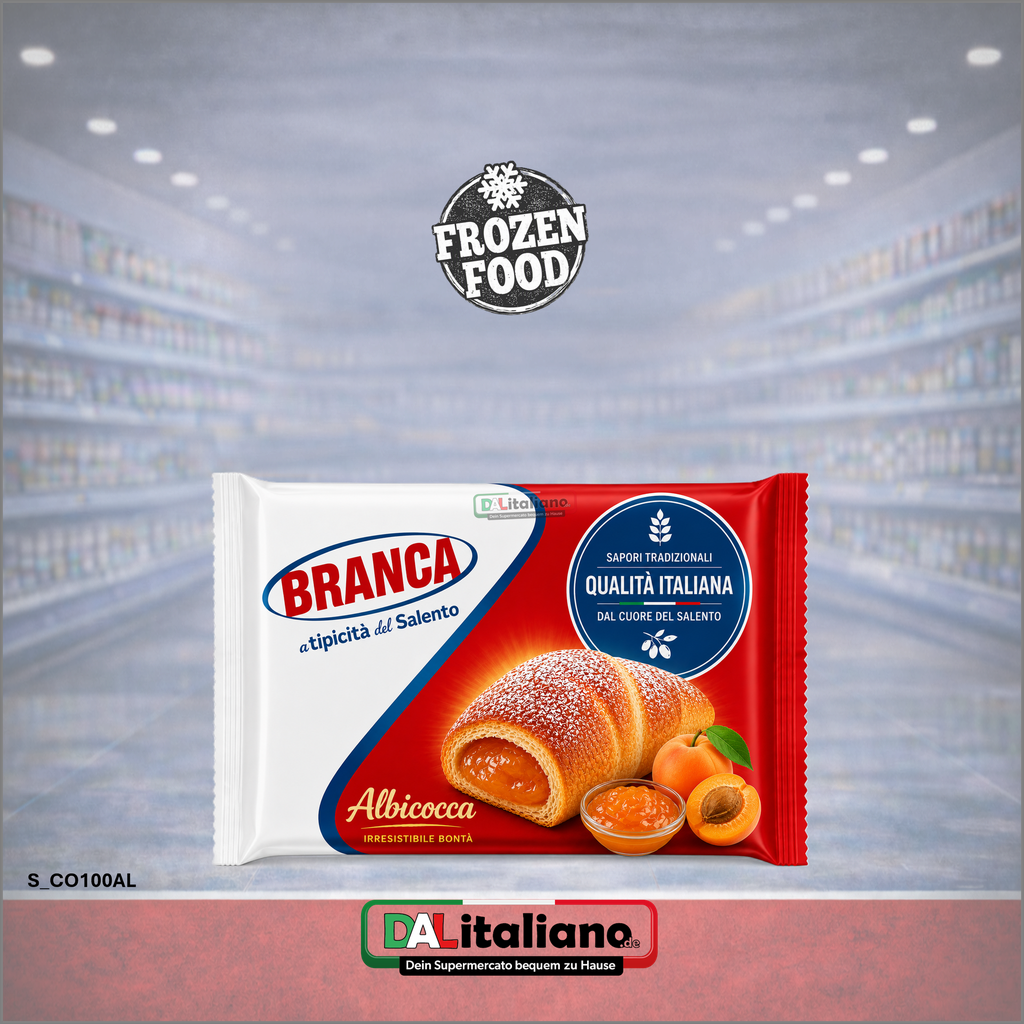 Cornetto Salentino - Albicocca - Branca Gel - 6 × 90 g