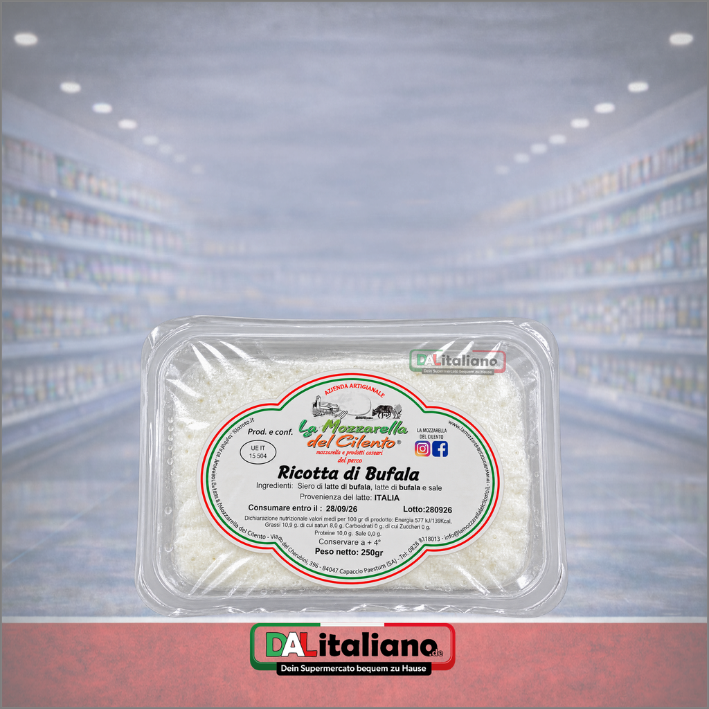 [0619] Ricotta - di Bufala - Gisella's Bottega - 250 g