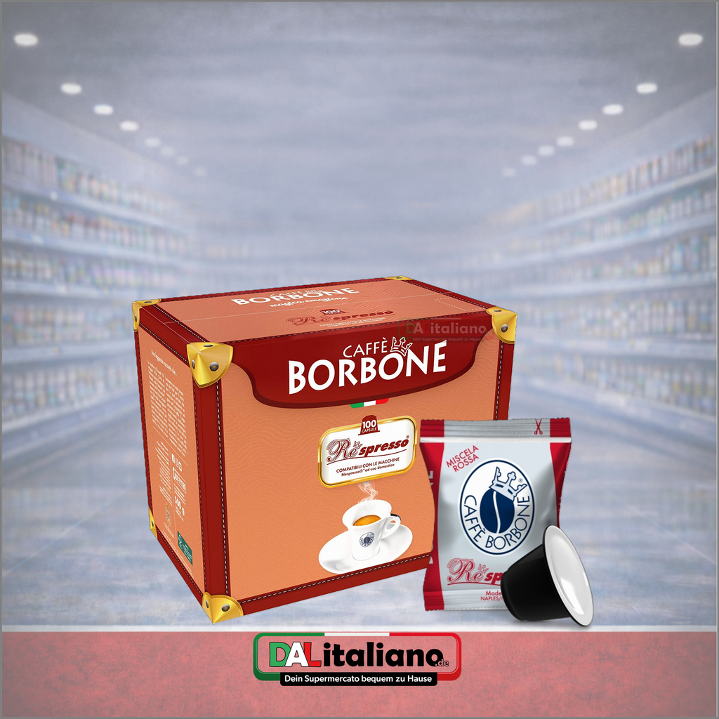 Espresso Kapseln - Respresso Rosso - Borbone - 100 Stk.