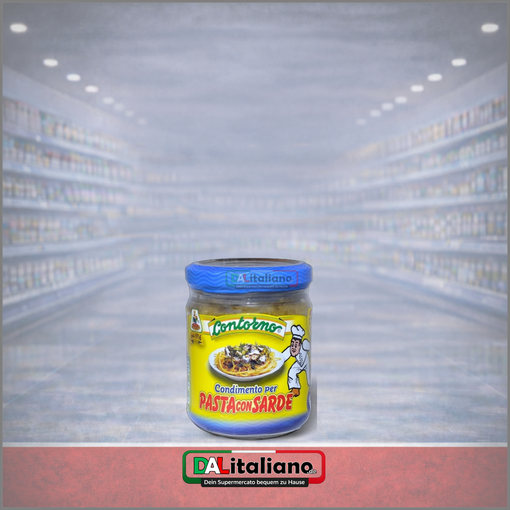 Pastasauce - Sarde - Contorno - 195g