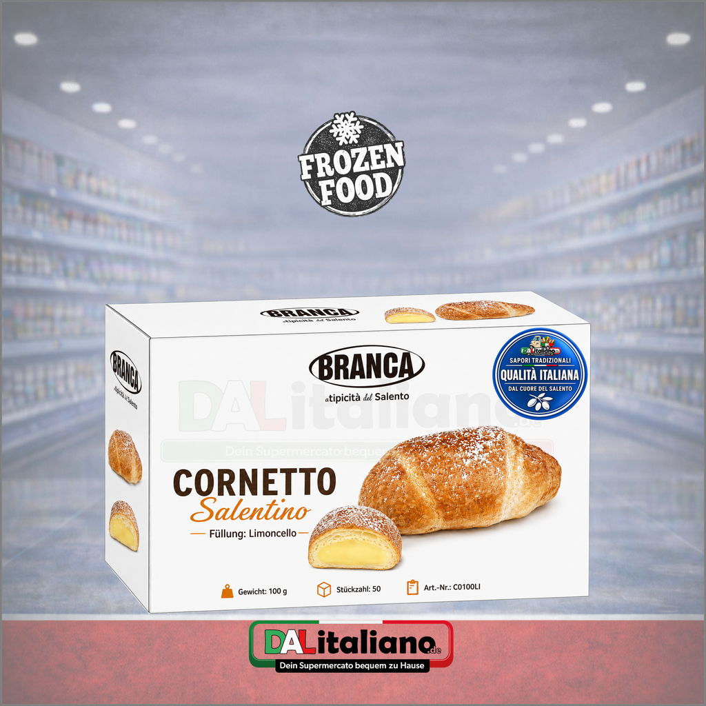 Cornetto Salentino - Limoncello - Branca Gel - 50Stk.