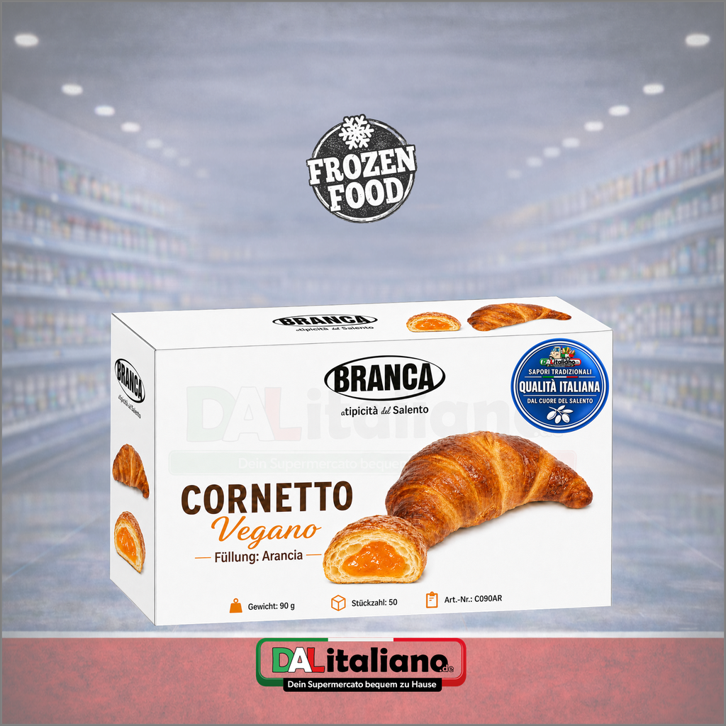 Cornetto - Vegano Arancia - Branca Gel - 50Stk.