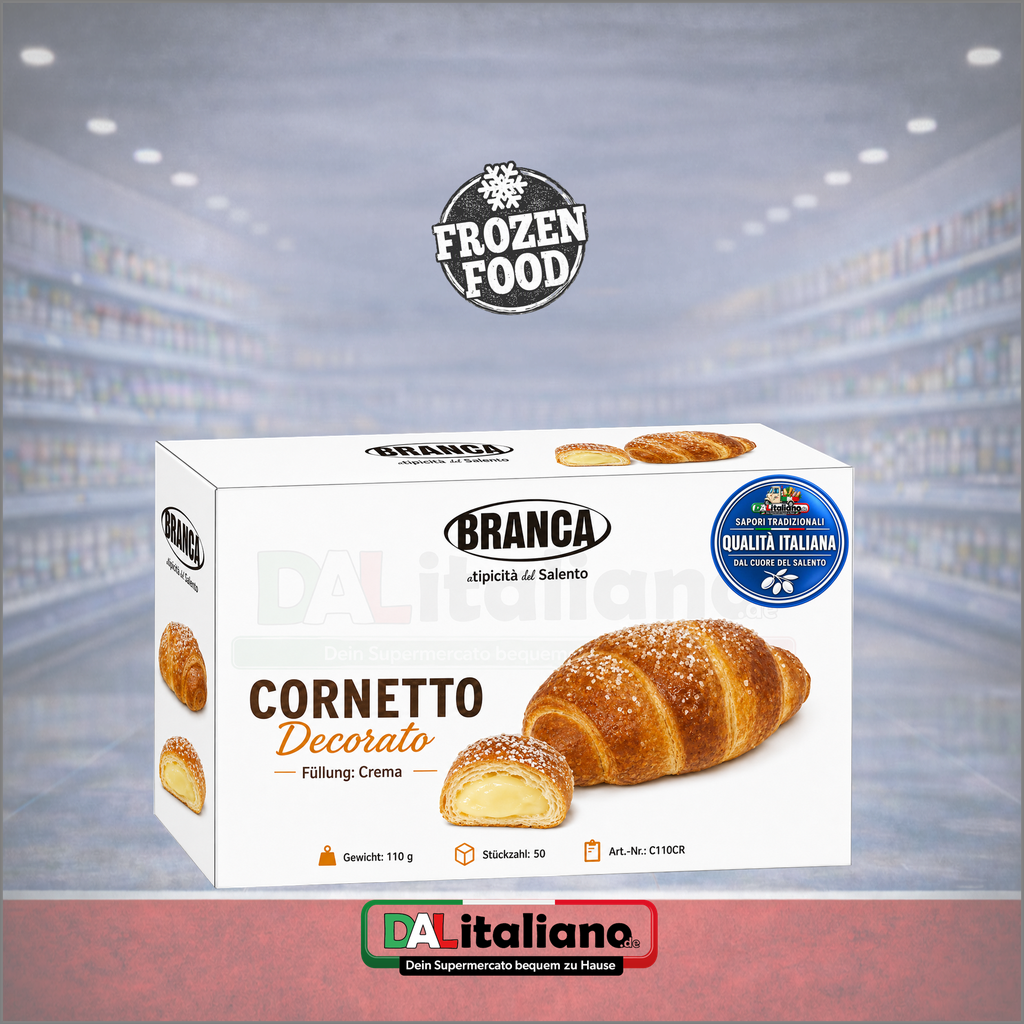 Cornetto Decorato - Crema - Branca Gel - 50Stk.