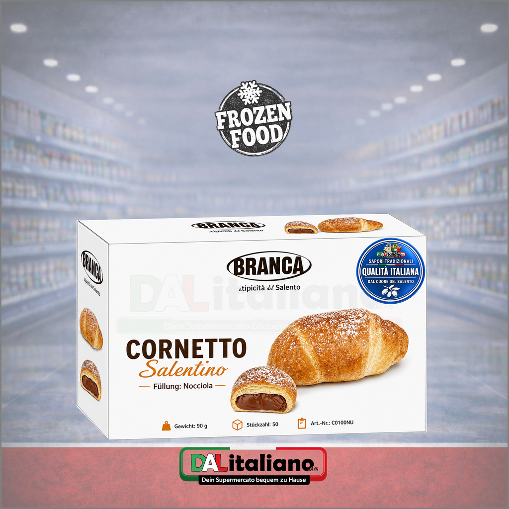 Cornetto Salentino - Nocciola - Branca Gel - 50Stk.