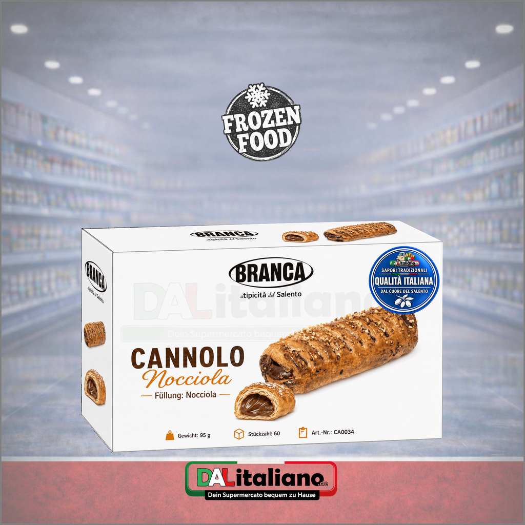 Cannolo - Nocciola - Branca Gel - 60Stk.