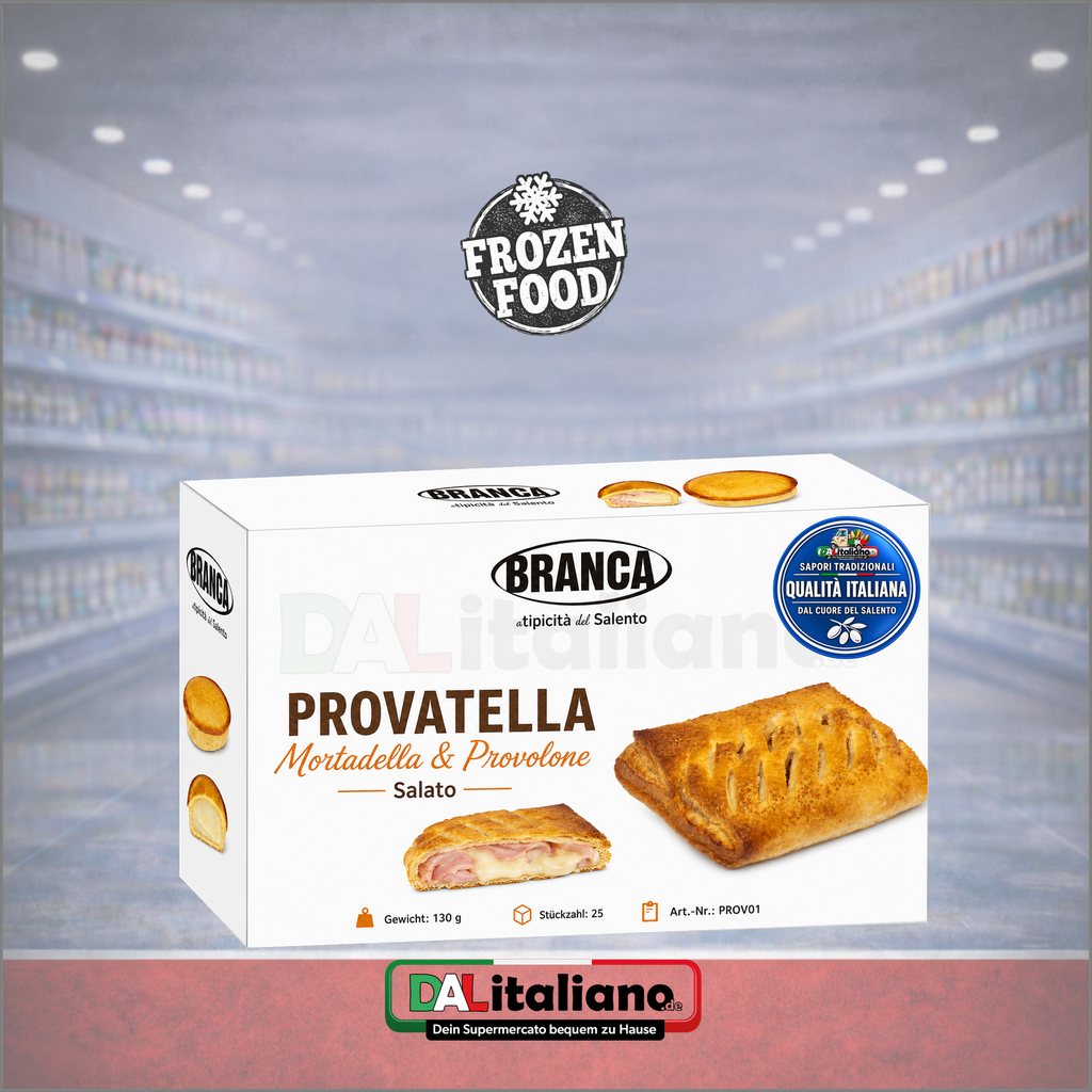 Provatella Mortadella & Provolone - Branca Gel - 25x130g