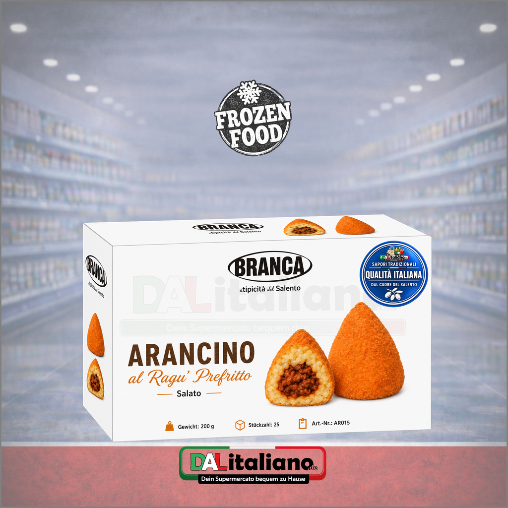 Arancino - al Ragù Prefritto - Branca Gel - 25x200g