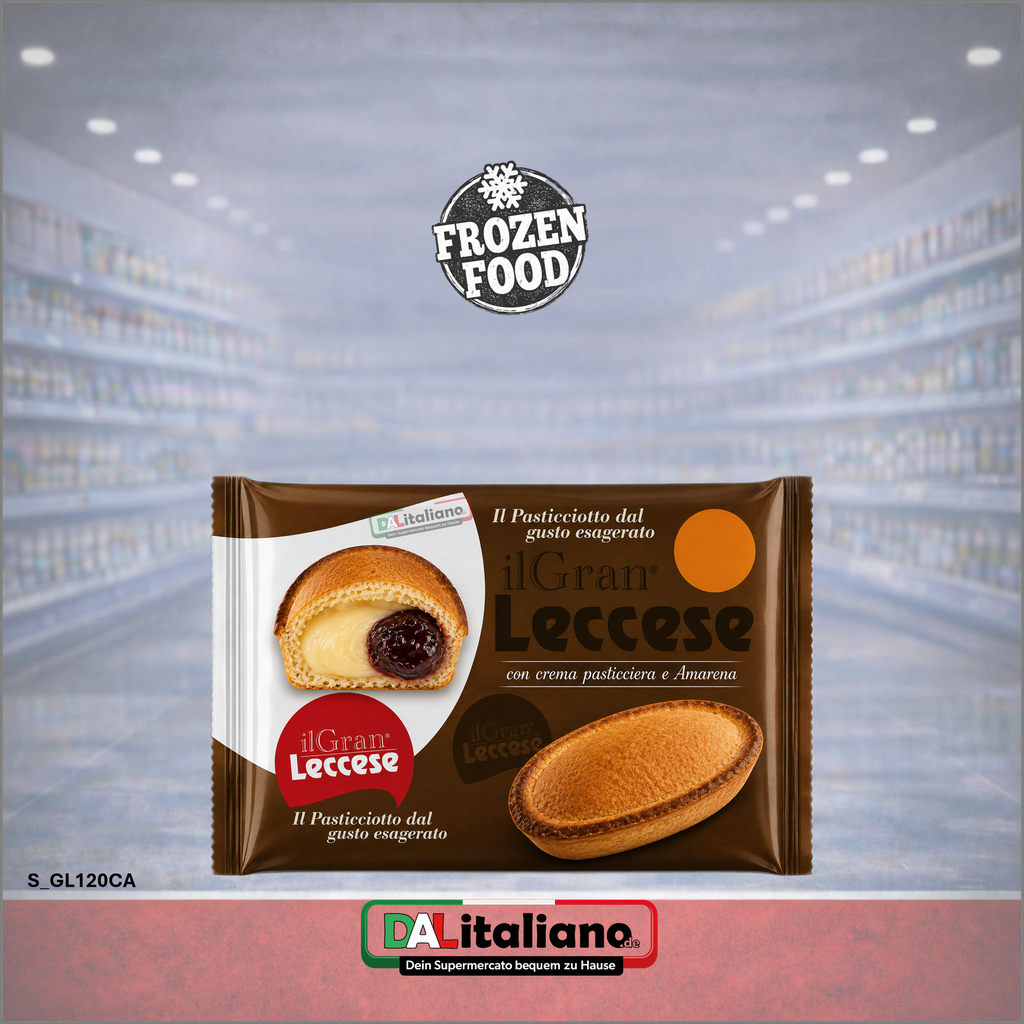 Pasticciotto - Crema & Amarena - Branca Gel - 4x120g