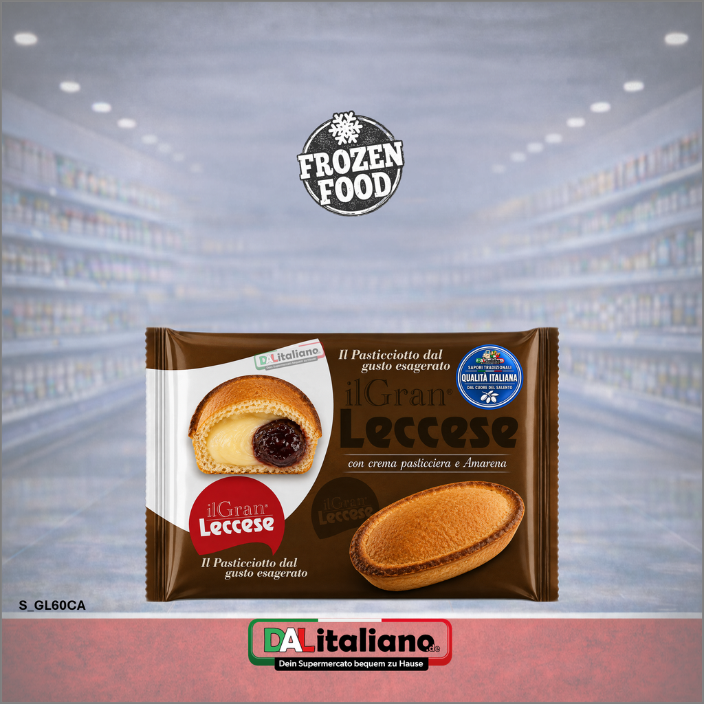 [0200] Pasticciotto Mignon - Crema & Amarena - Branca Gel - 8 × 60 g