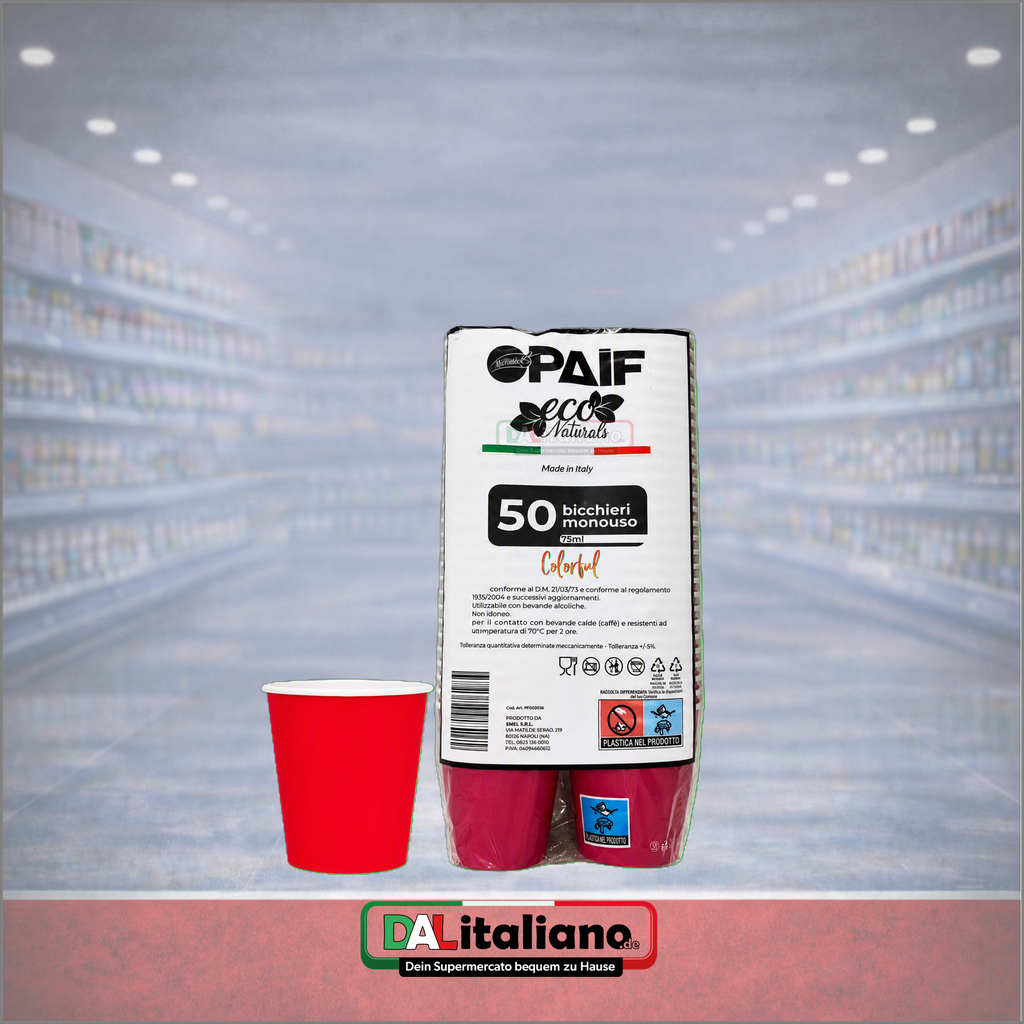 Espresso Becher - aus Pappe - Paif - 50 Stk.