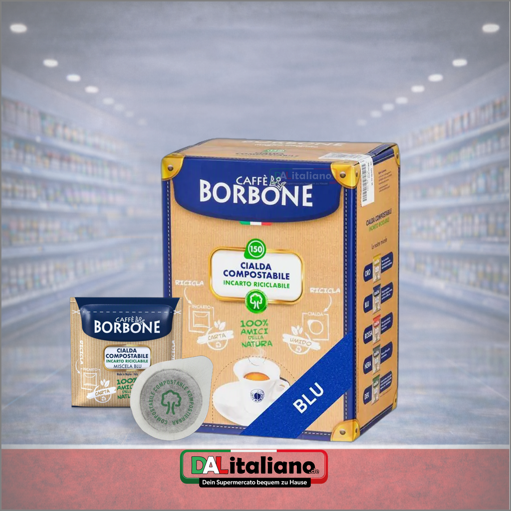 Espresso Pads - Blu - Borbone - 150stk.