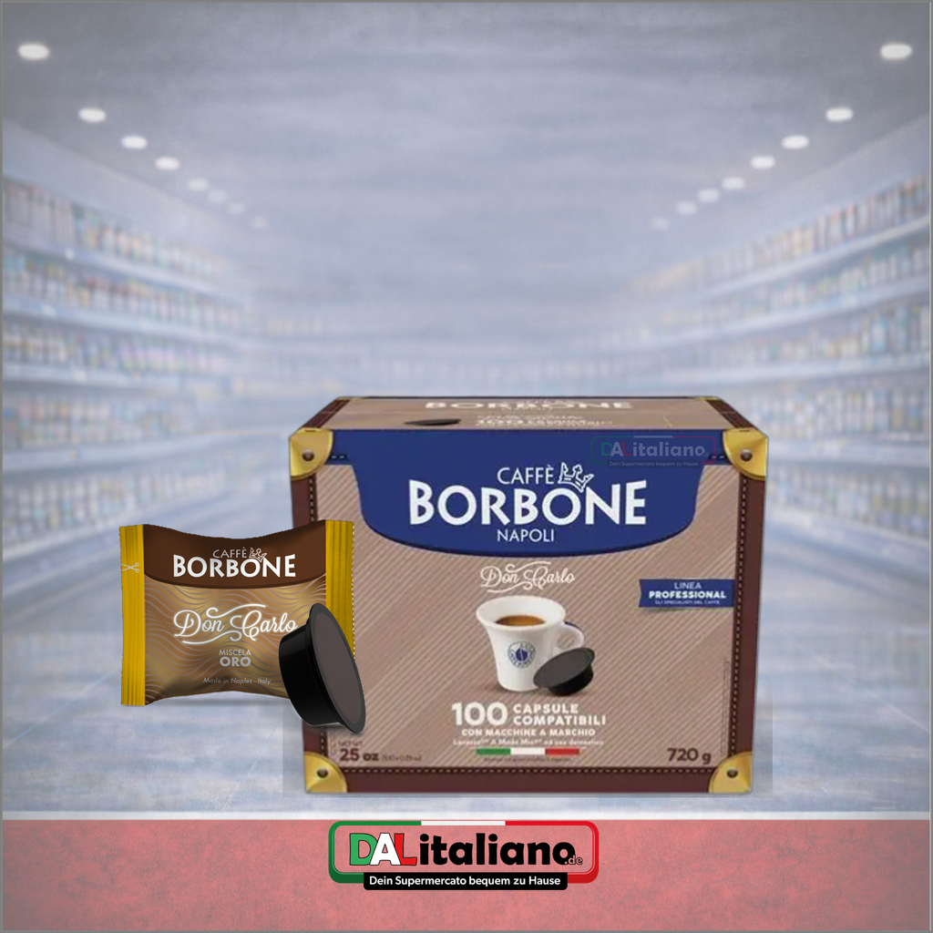Caffè Capsule - Don Carlo Oro - Borbone - 100stk.