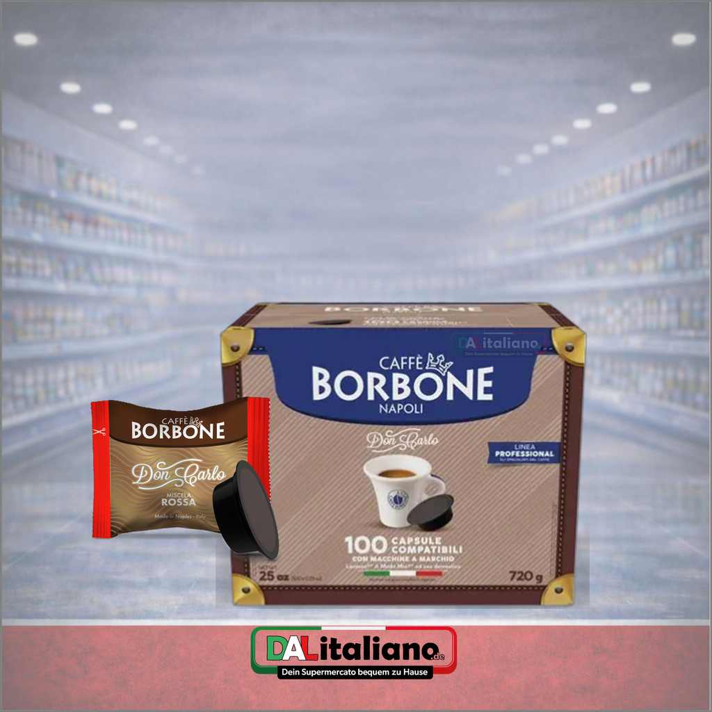 Espresso Kapseln - Don Carlo Rosso - Borbone - 100 Stk.