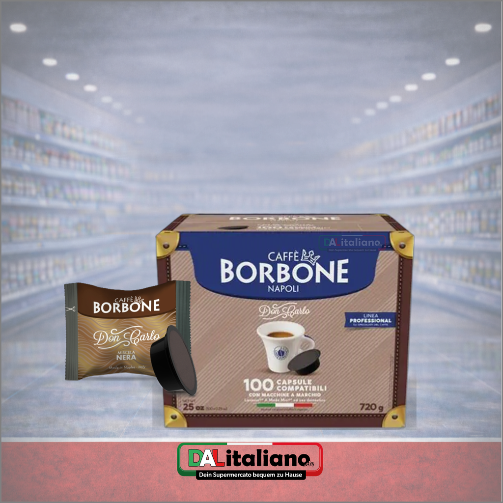 Caffè Capsule - Don Carlo Nero - Borbone - 100stk.