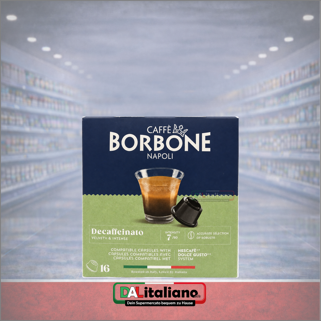 Caffè Capsule - Decafinato - Borbone - 16stk.