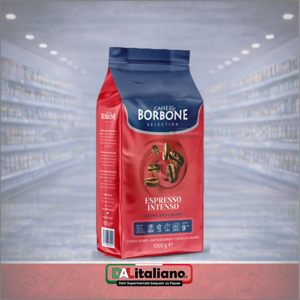 Espresso Bohnen - Rosso Intenso - Borbone - 1Kg