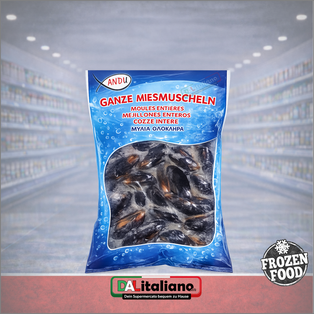 Miesmuscheln - Ganze - Anduronda - 1Kg