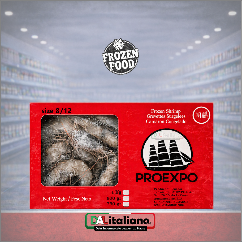 Gambas - mKuS 8/12 - Proexpo - 1Kg