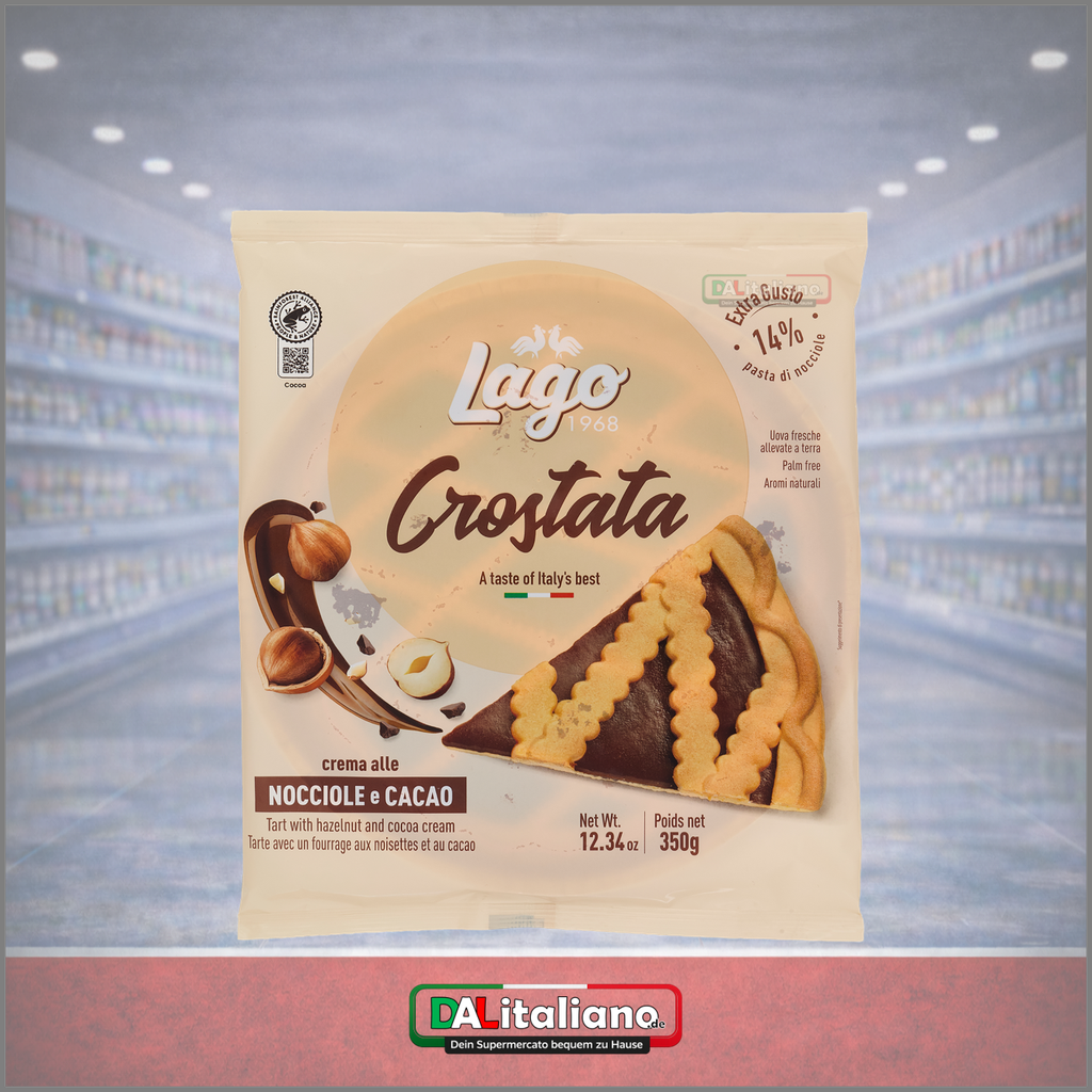 Crostata Nocciole e Cacao - Lago - 350 g