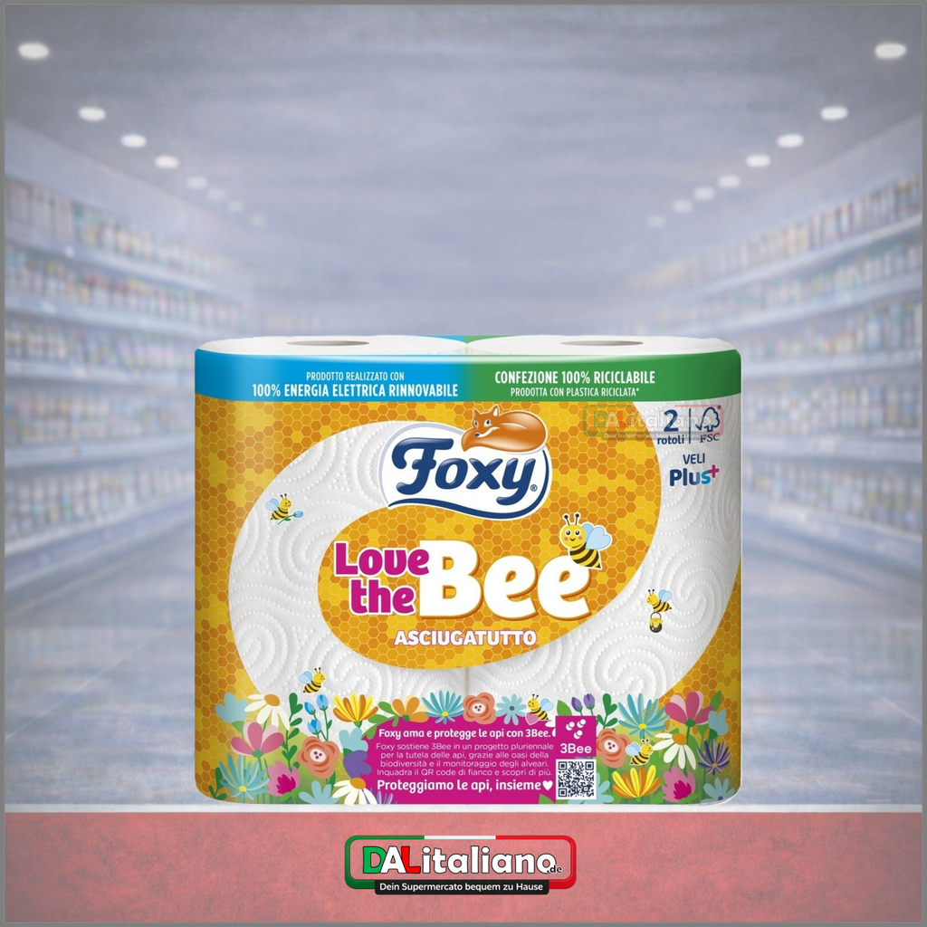 Küchenrolle - Love the Bee - Foxy - 2 Rollen