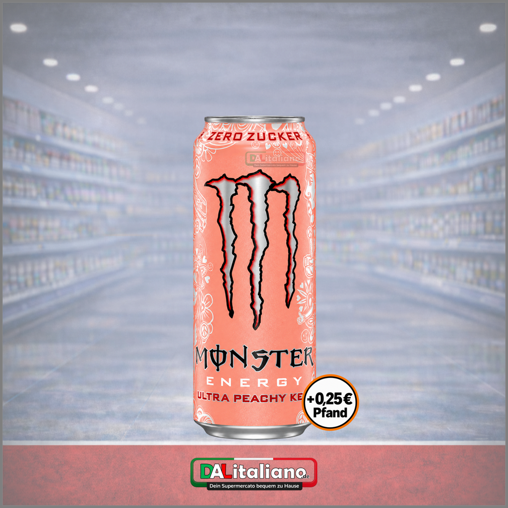 [0393] Monster Energy - Ultra Peachy - Dose - 0,5 l