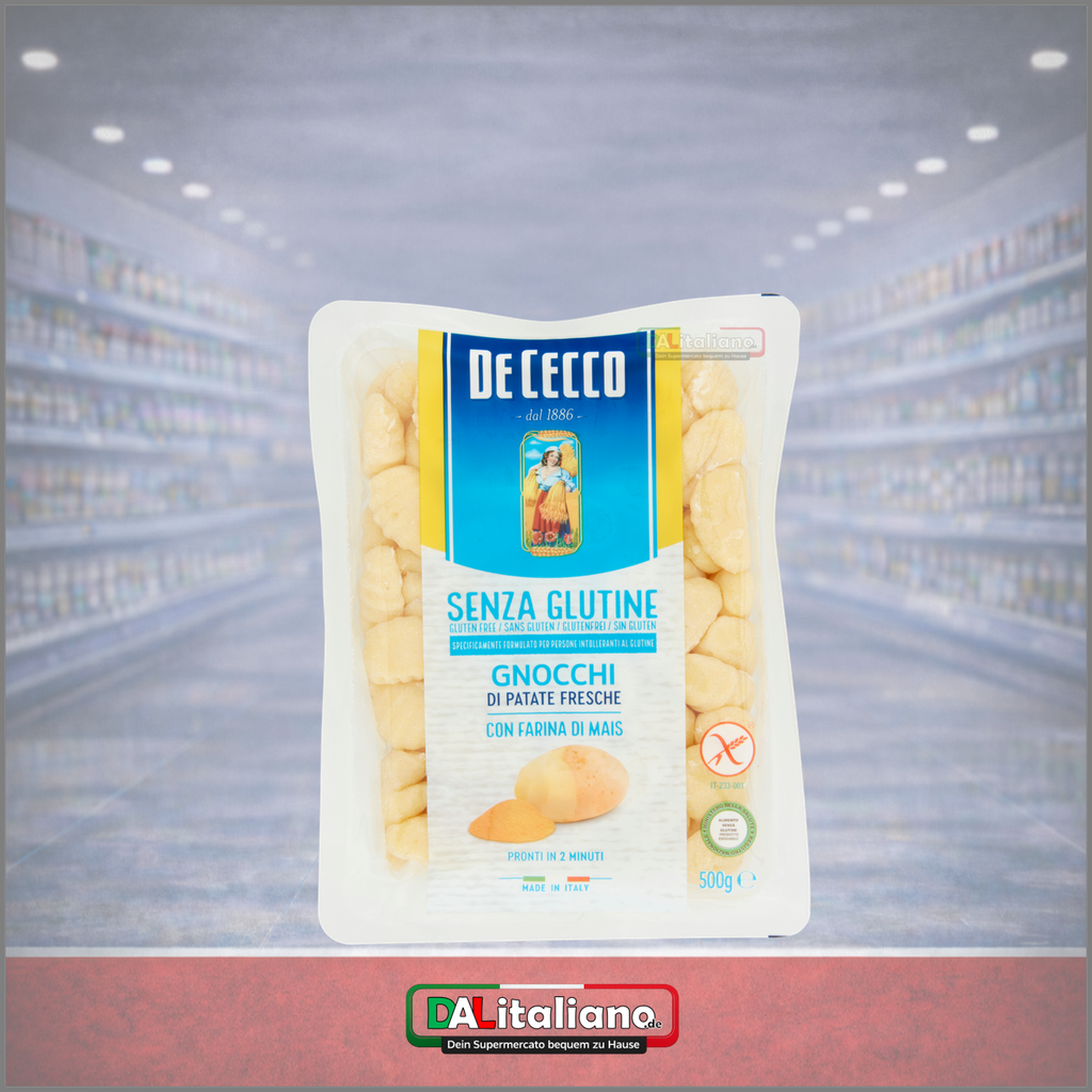 Gnocchi di Patate GF - Senza Glutine - De Cecco - 500 g