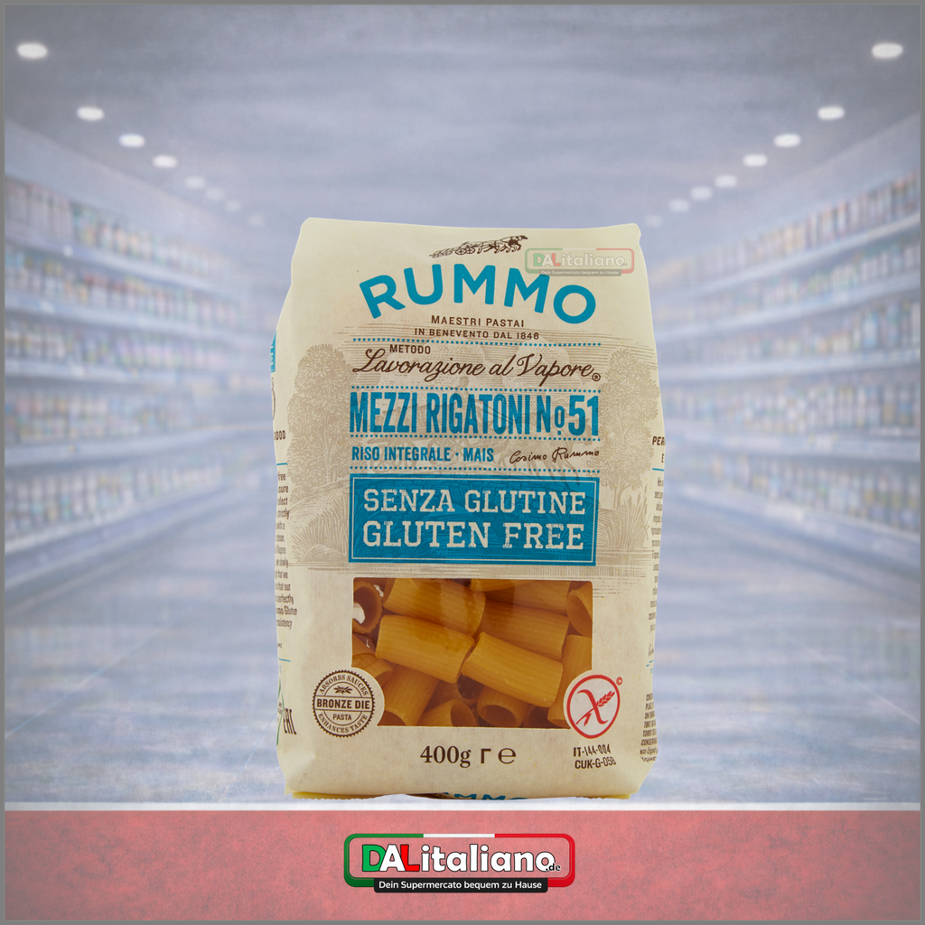 Mezzi Rigatoni GF - Nr.51 - Rummo - 400 g