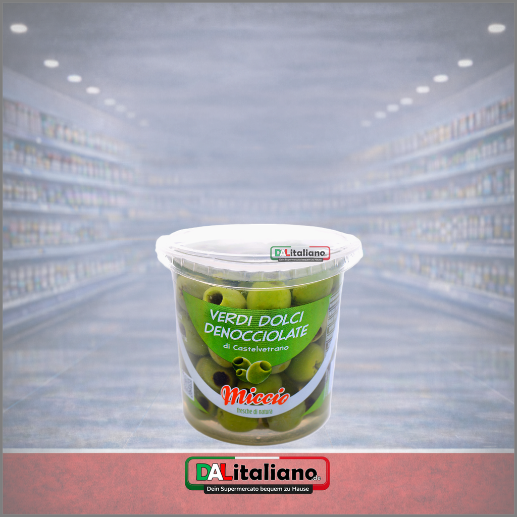 Olive Verdi - Entsteint - Miccio - 200 g