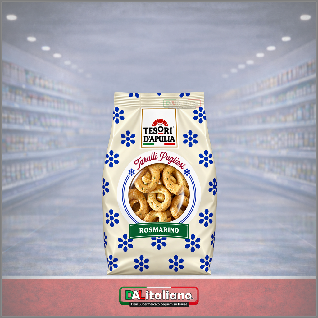 Taralli - Rosmarino - Tesori d'Apulia - 400 g