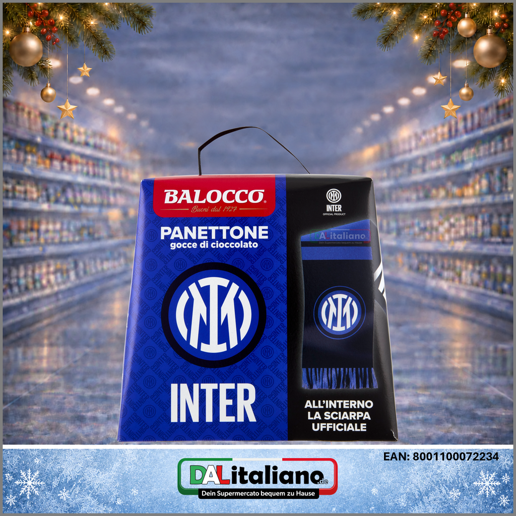 Panettone - Inter mit Schal - Balocco - 500 g