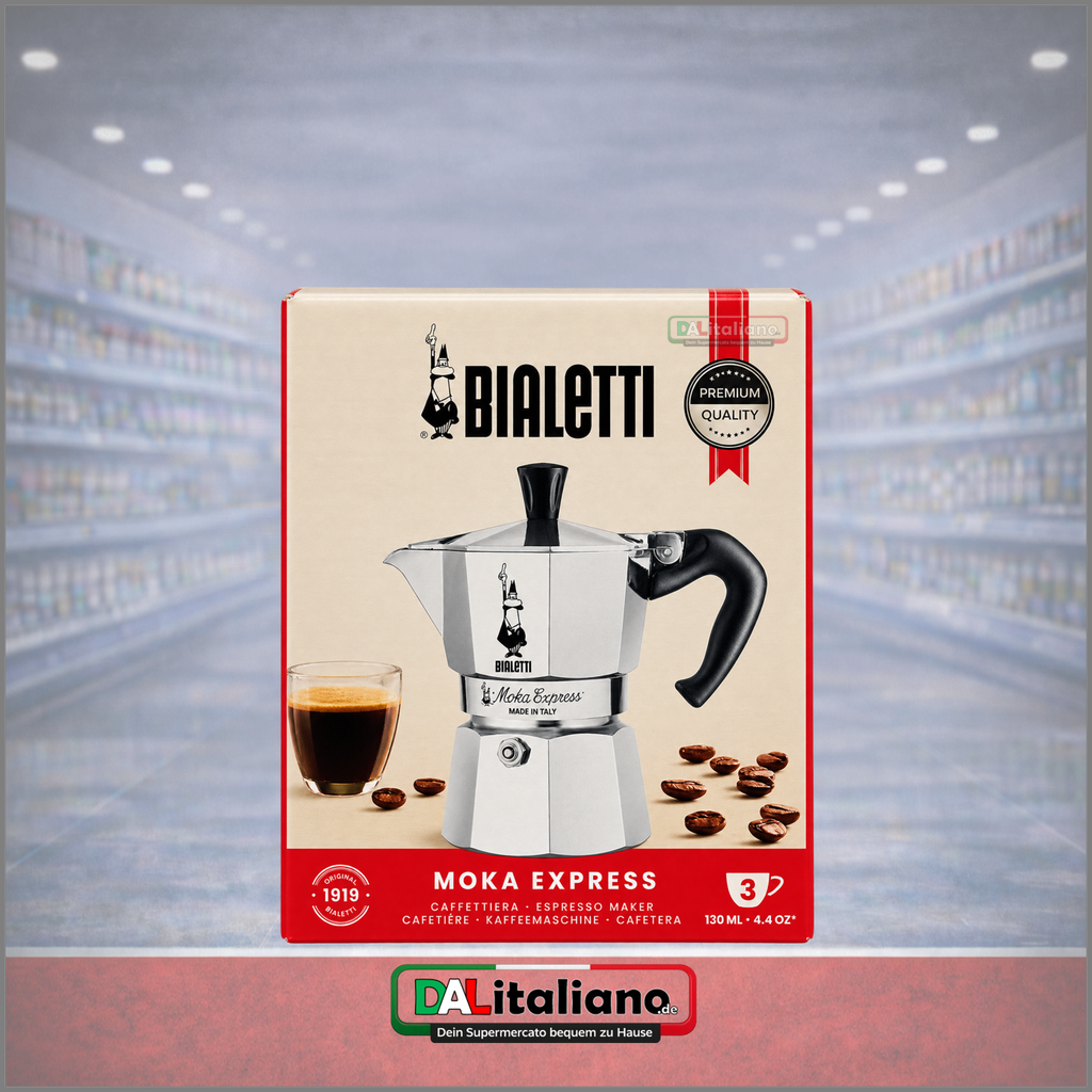 Espressokocher - Moka Express - Bialetti - 3 Tassen