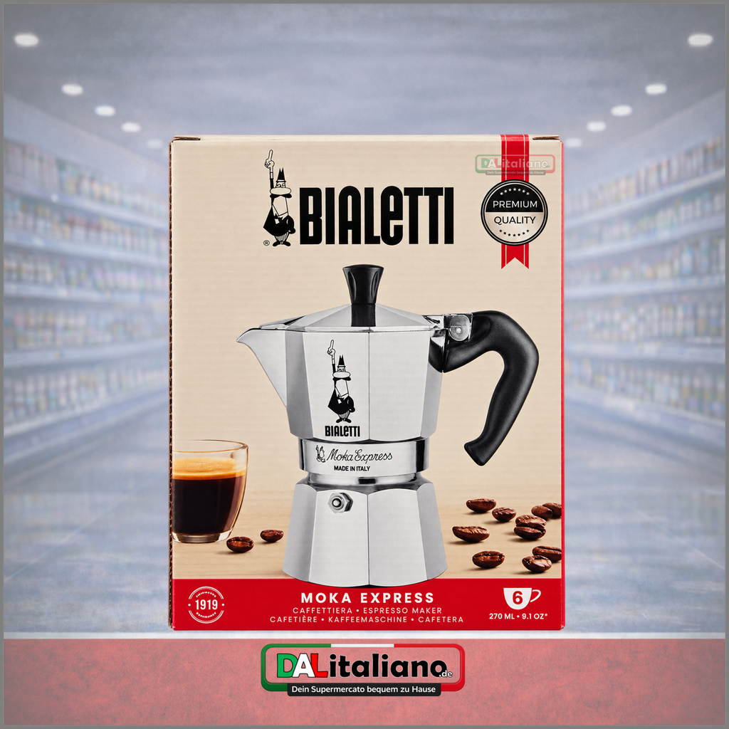 Espressokocher - Moka Express - Bialetti - 6 Tassen
