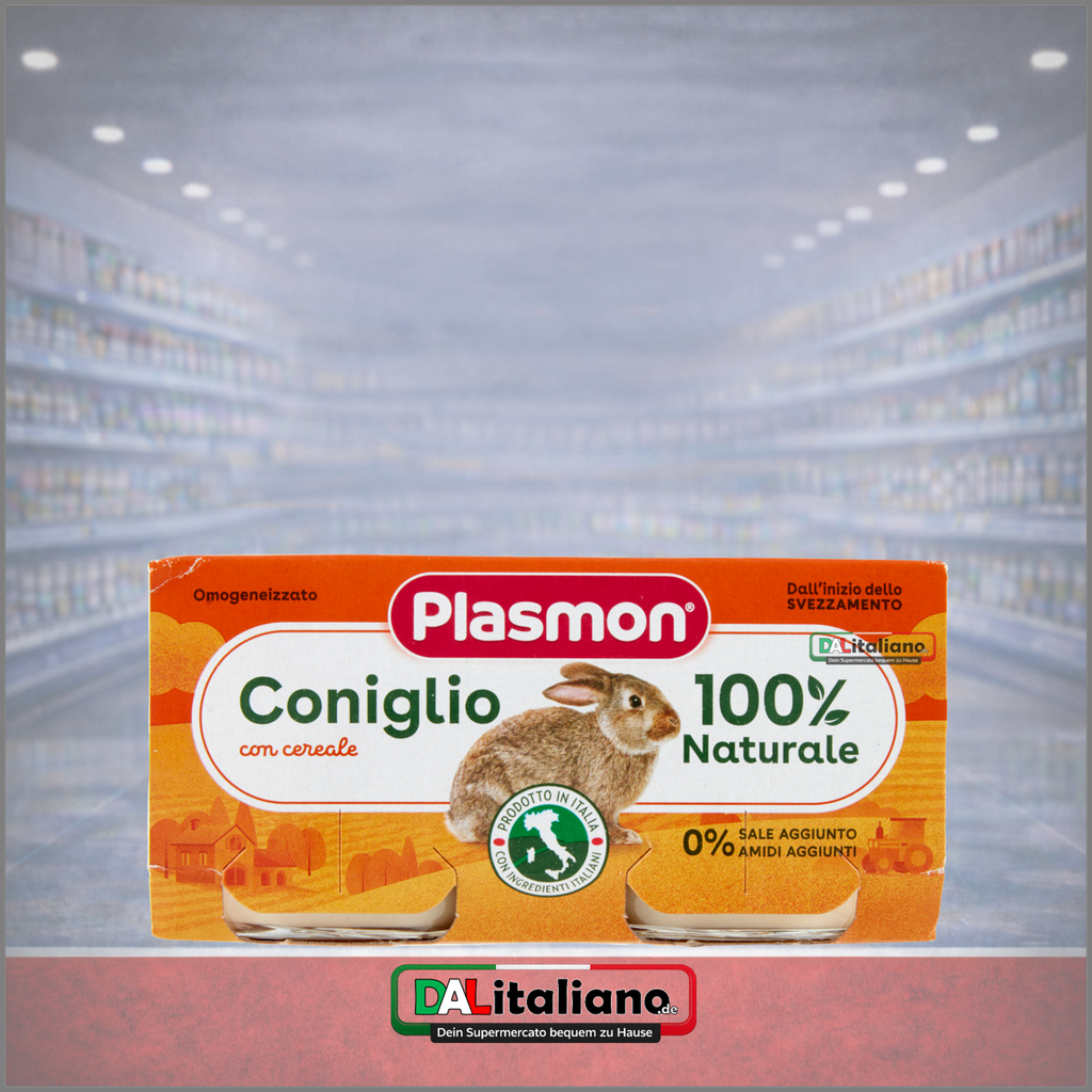 Omogeneizzato - Coniglio - Plasmon - 2 × 80 g