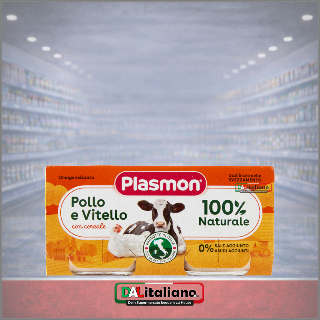 Omogeneizzato - Pollo & Vitello - Plasmon - 2 × 80 g