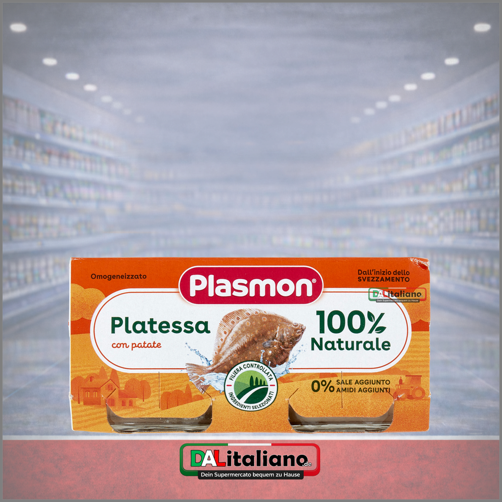 Omogeneizzato - Platessa & Patate - Plasmon - 2 × 80 g